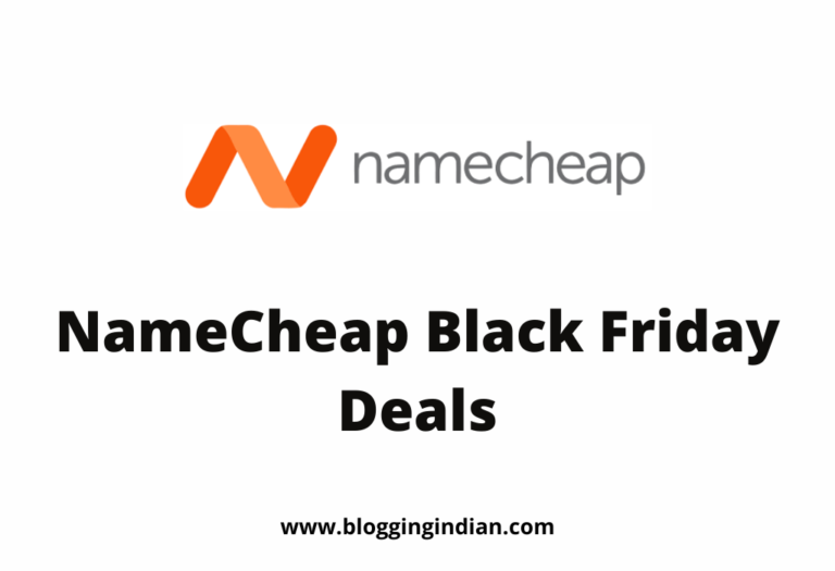 NameCheap Black Friday Deals