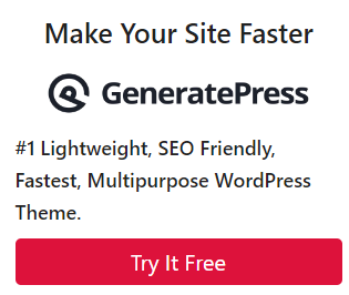 Buy GeneratePress Now from BloggingIndian.com Blog