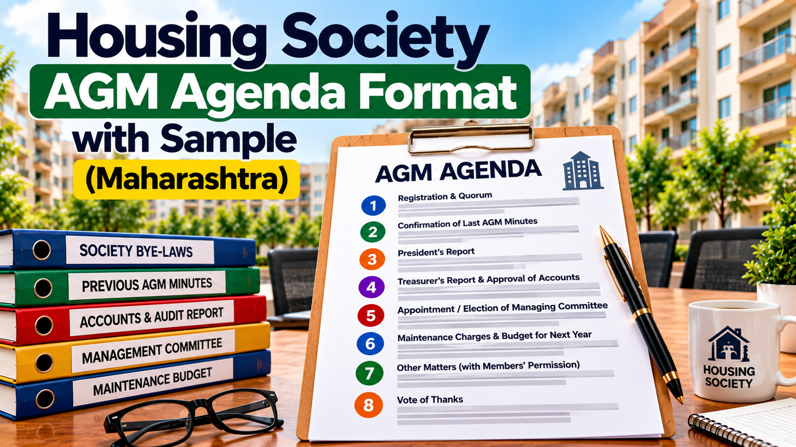 Housing Society AGM Agenda Format