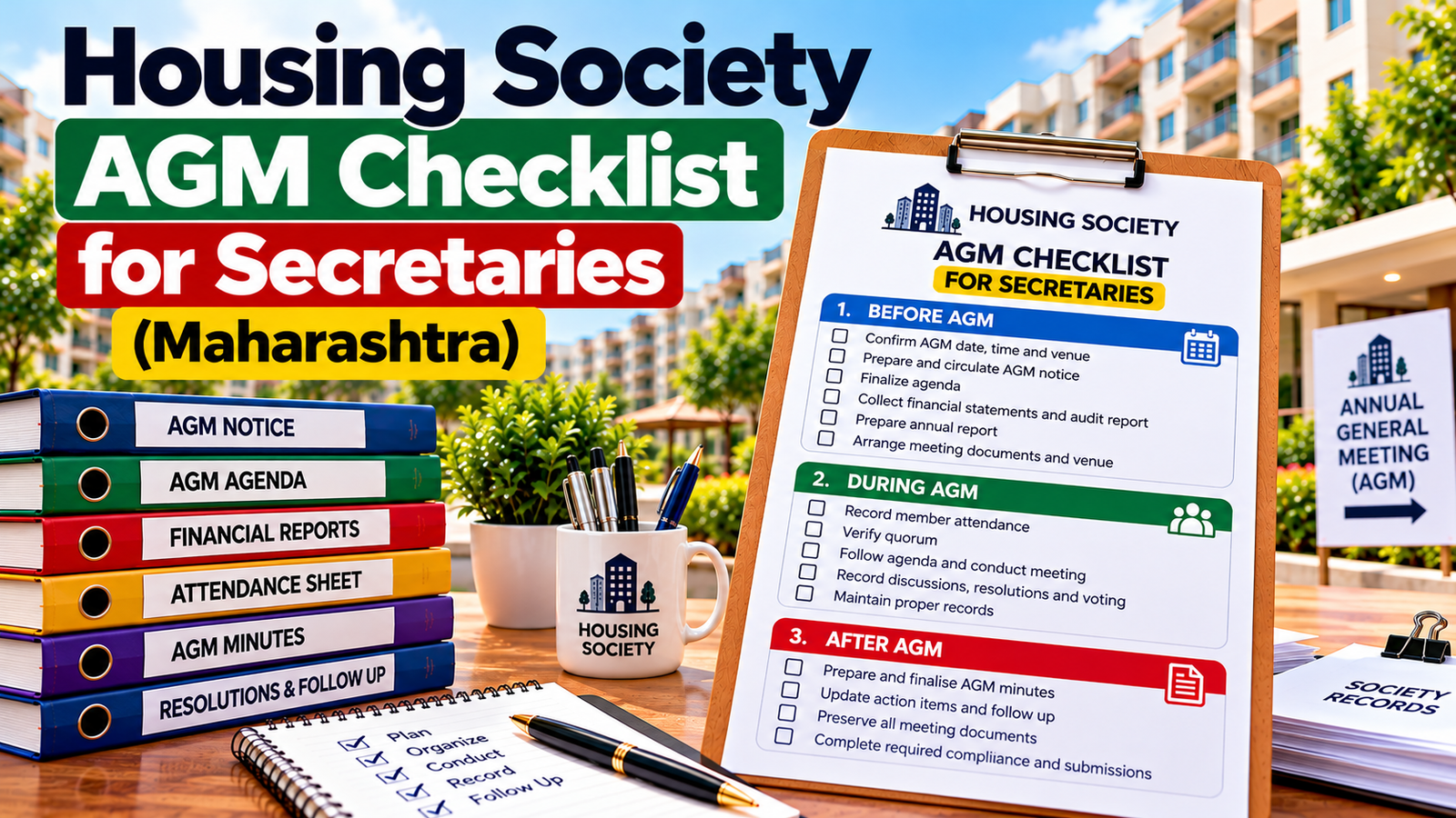 Housing Society AGM Checklist for Secretaries