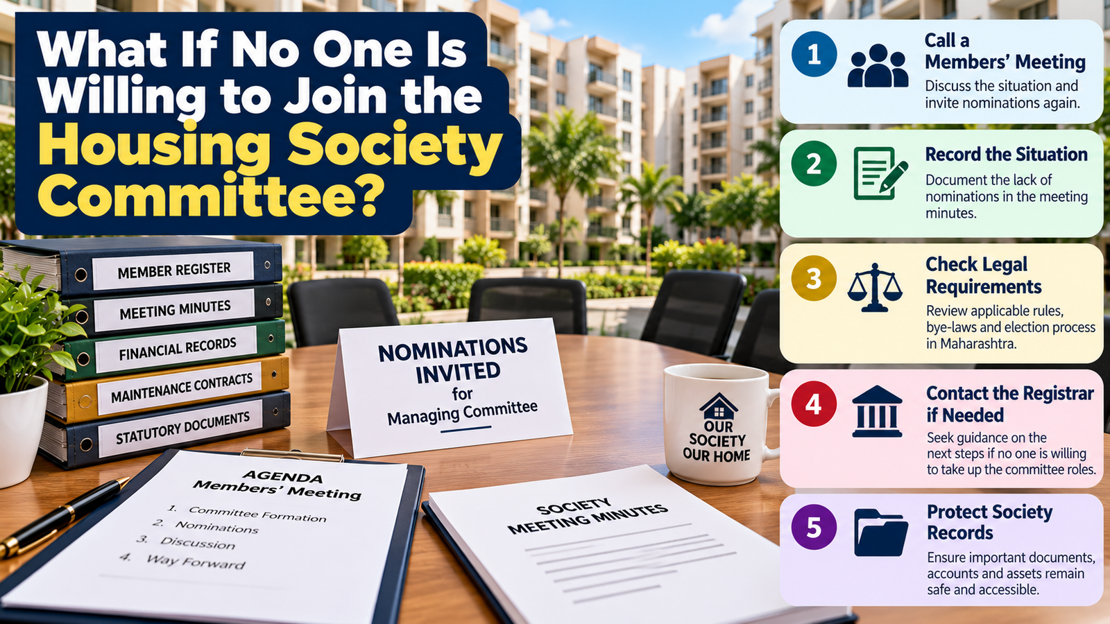 What If No One Is Willing to Join the Housing Society Committee?