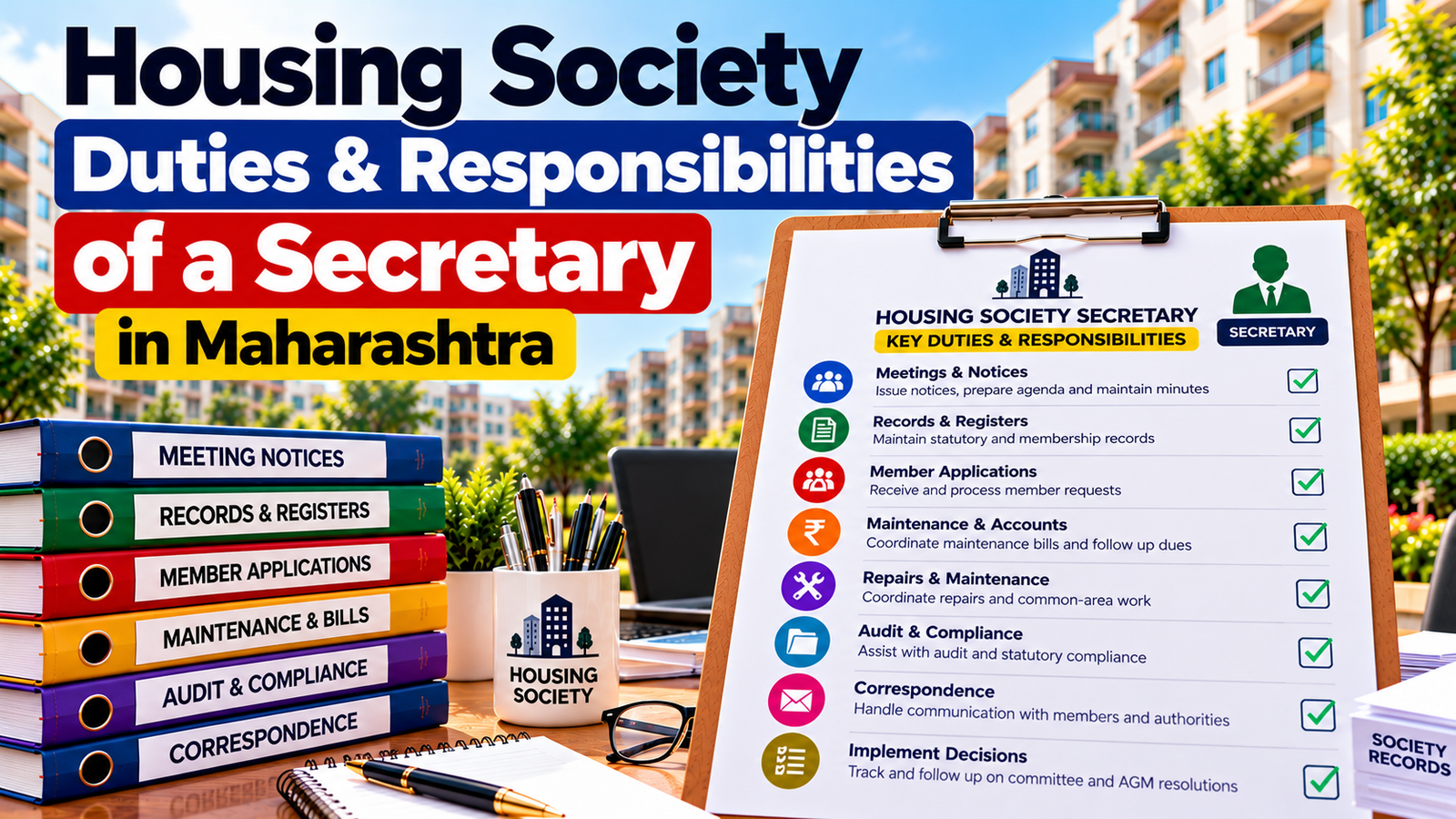 Housing Society Secretary Duties